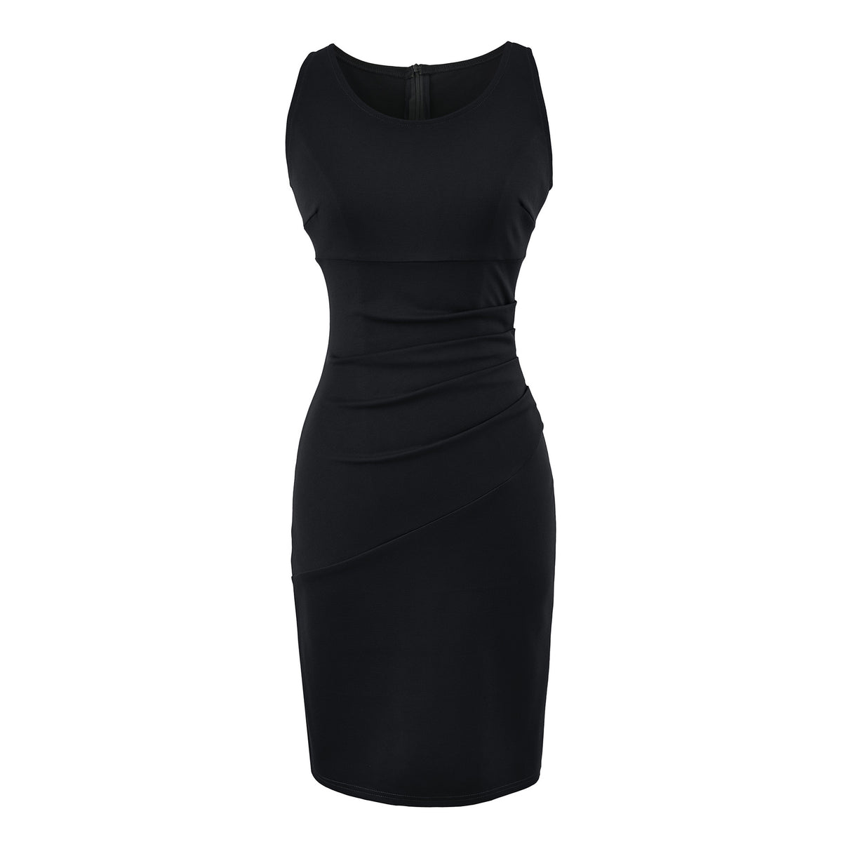 Vestido Elegante Sin Mangas Negro